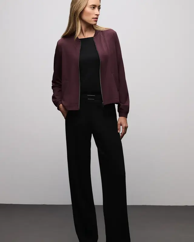 Street One Blouson with Glitter Details - Jazz Berry