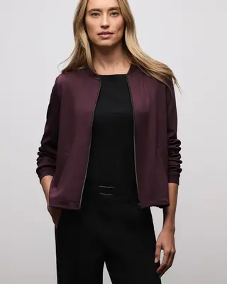 Street One Blouson mit Glitzerdetails - Jazz Berry