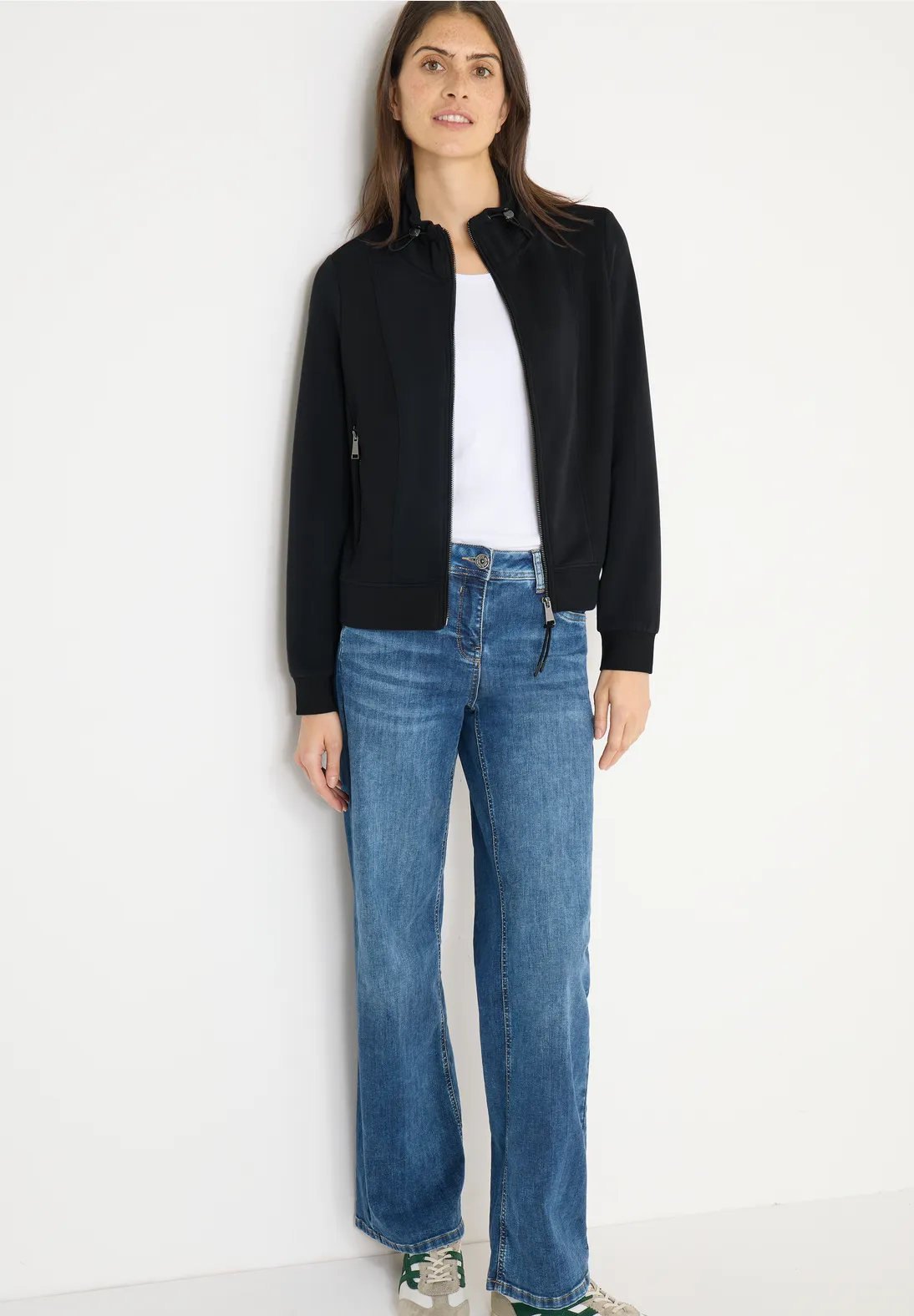 Cecil Sporty Sweatjacket - Black