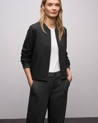 Street One Blouson met Glitterdetails - Black