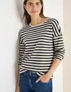 Cecil Striped Shirt - Raw Khaki