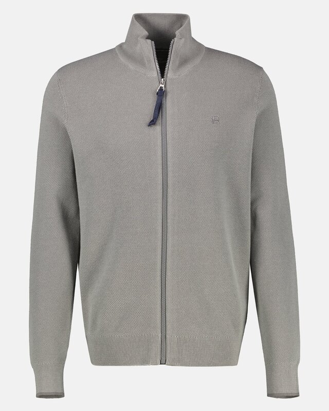 Lerros Vest, Opstaande Kraag - Basalt Grey