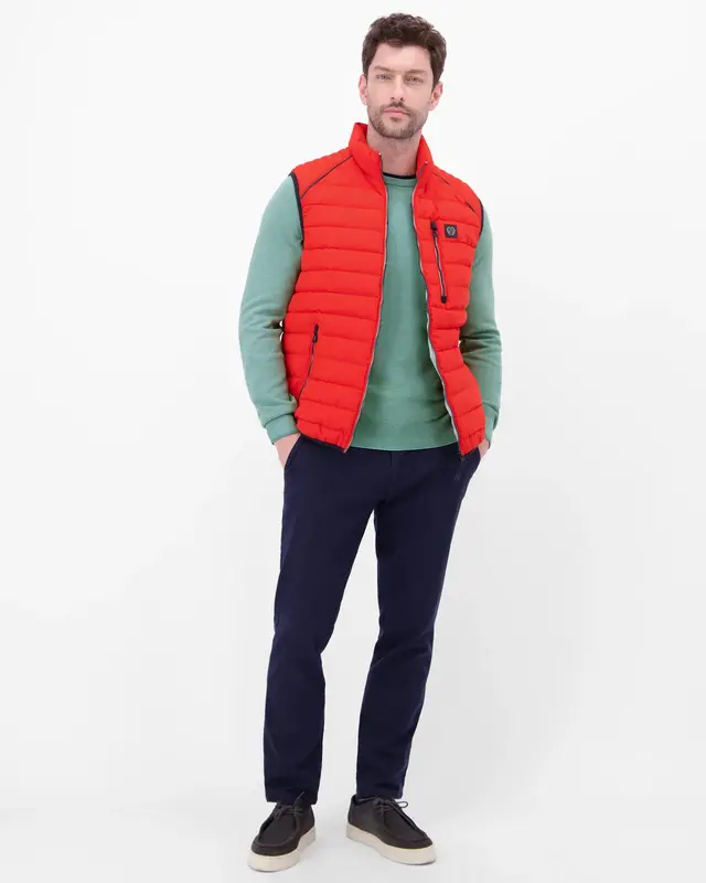 Lerros Two-Tone Pullover - Arctic Blue