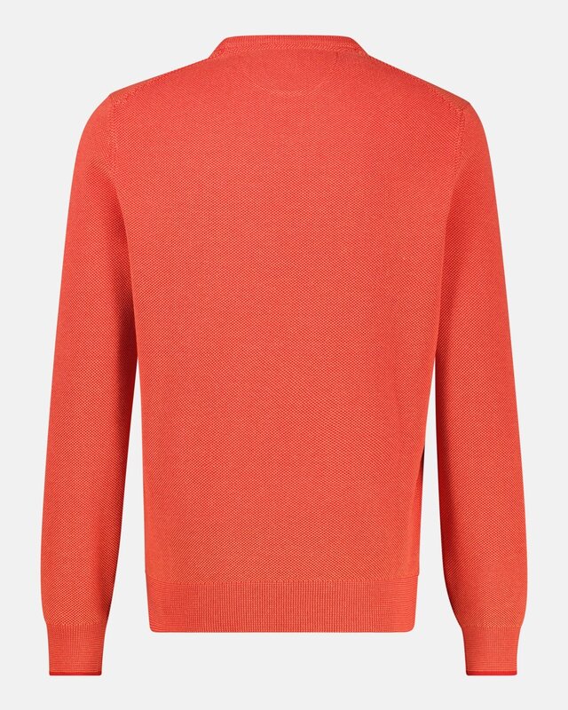 Lerros Two-Tone Pullover - Vivid Red