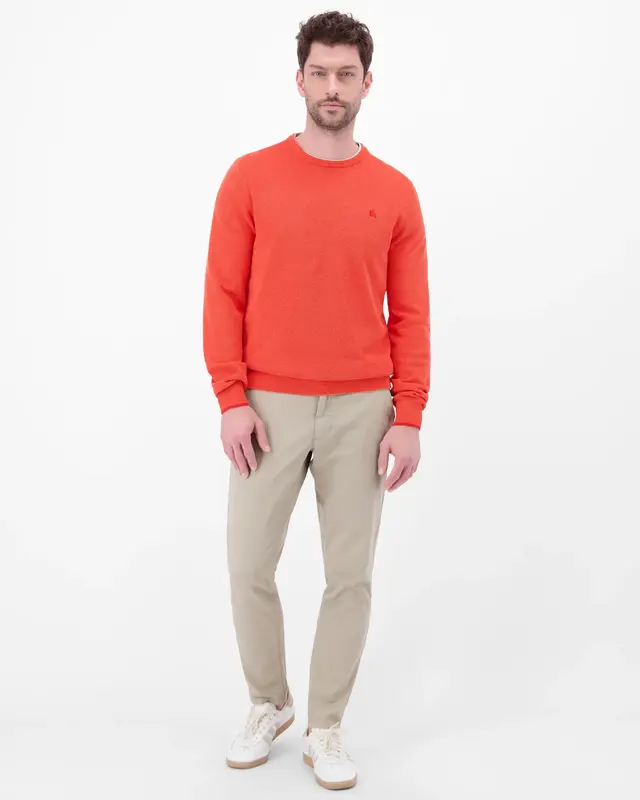Lerros Two-Tone Pullover - Vivid Red