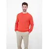 Two-Tone Pullover - Vivid Red