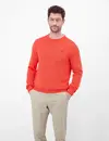 Lerros Two-Tone Pullover - Vivid Red