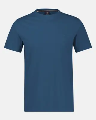 Lerros T-Shirt, Round Neck - Storm Blue