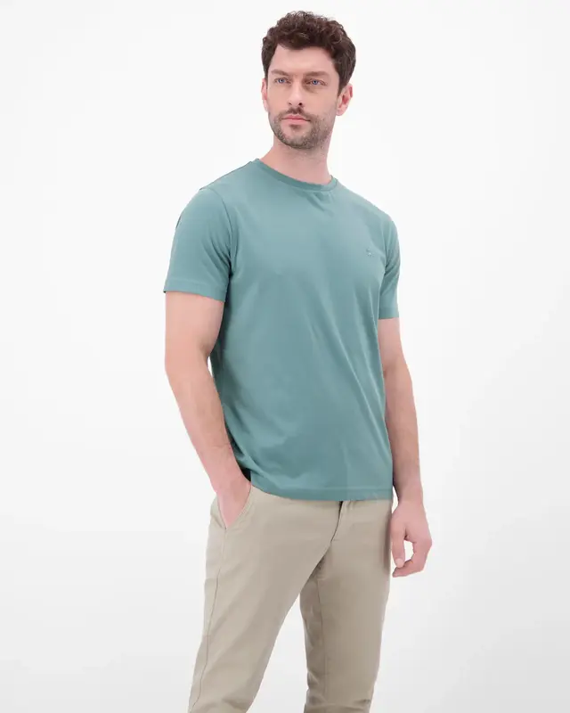 Lerros T-Shirt, Rundhals - Arctic Blue