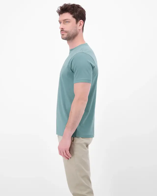 Lerros T-Shirt, Rundhals - Arctic Blue