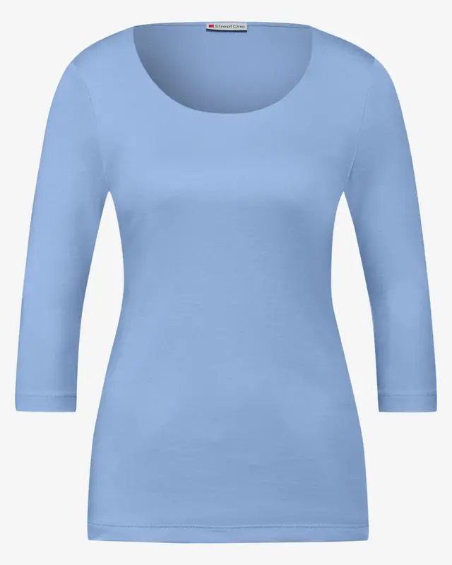 Street One Basic Shirt Pania - Frosted Blue