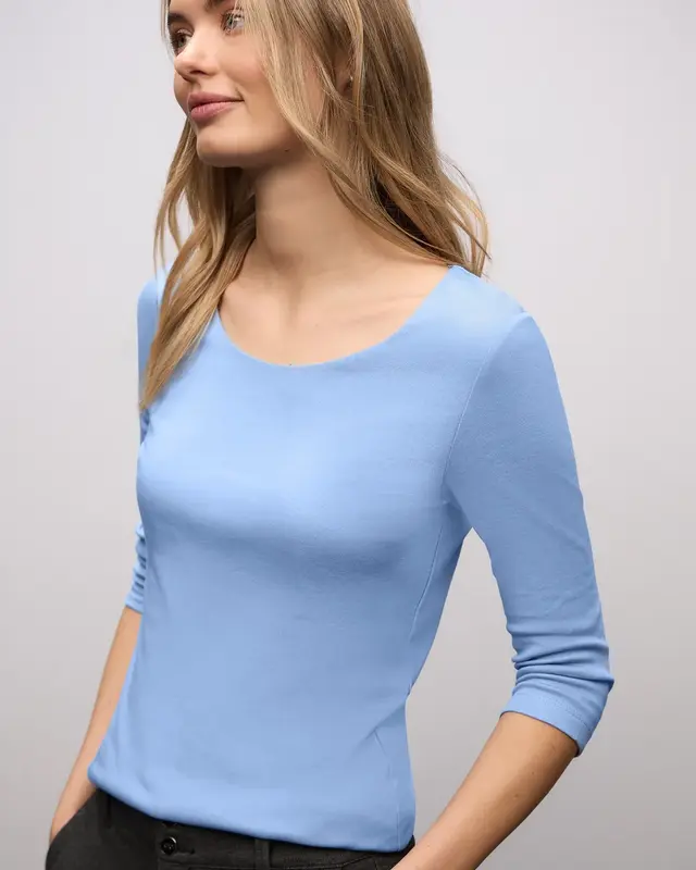 Street One Basic Shirt Pania - Frosted Blue