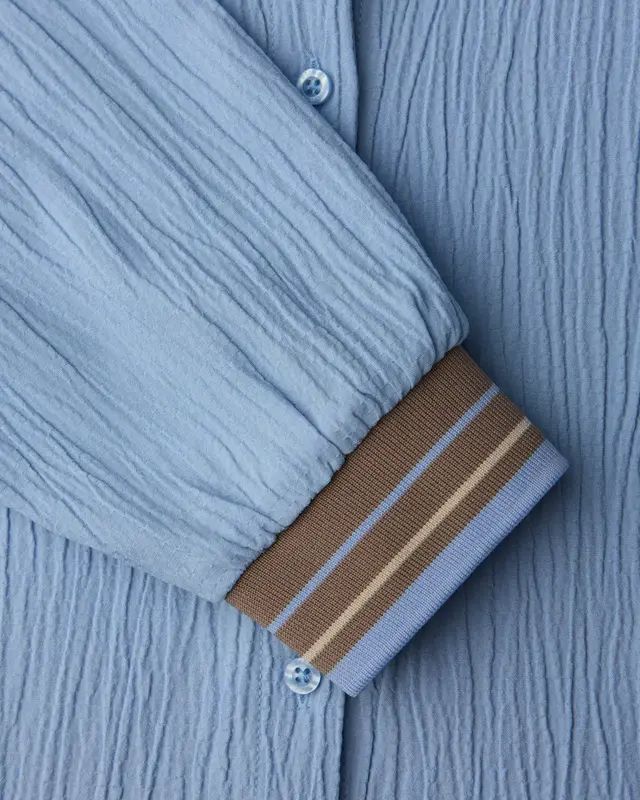 Street One Tuniek met Tapingdetails - Frosted Blue