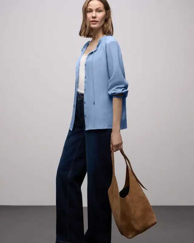 Street One Tunic with Tapedetails - Frosted Blue