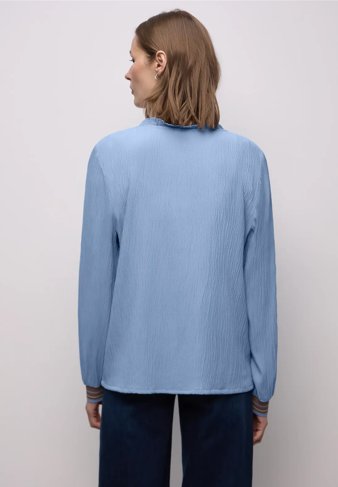 Street One Tunic with Tapedetails - Frosted Blue