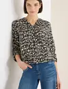 Cecil Blouse with Drawstring - Raw Khaki