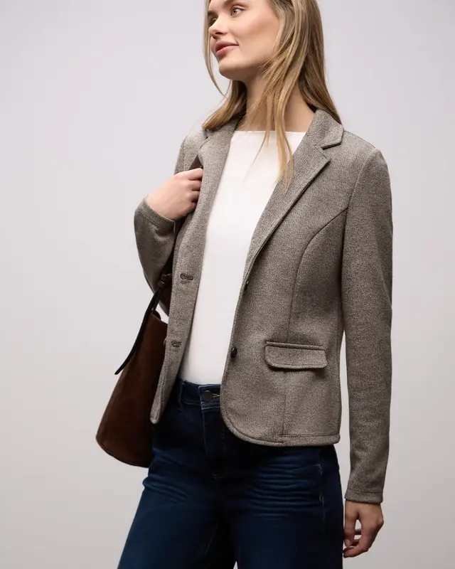 Street One Basic Blazer - Rustic Brown