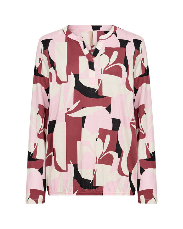 Soyaconcept Shirt Felicity AOP 531 - Rose Combi