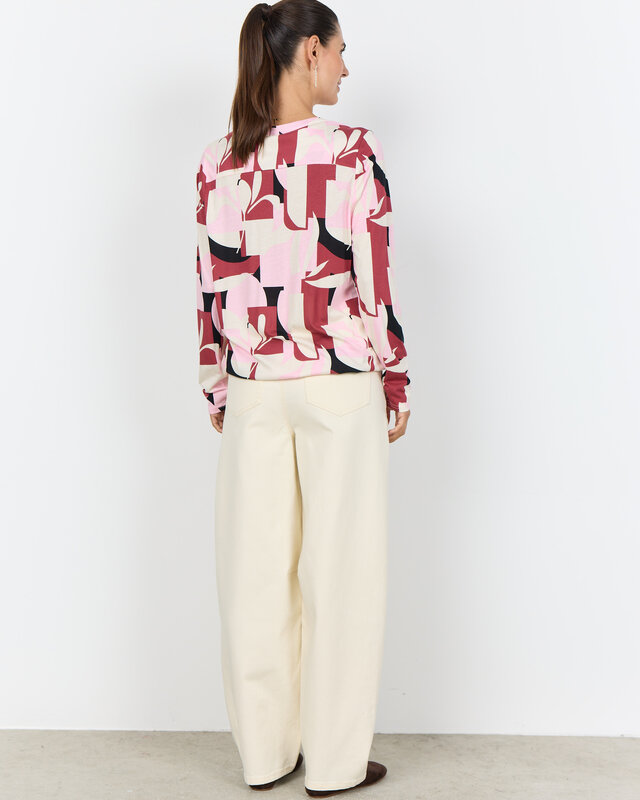 Soyaconcept Shirt Felicity AOP 531 - Rose Combi
