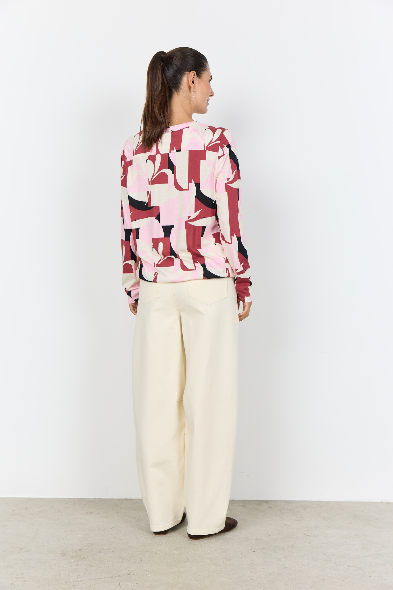 Soyaconcept Shirt Felicity AOP 531 - Rose Combi