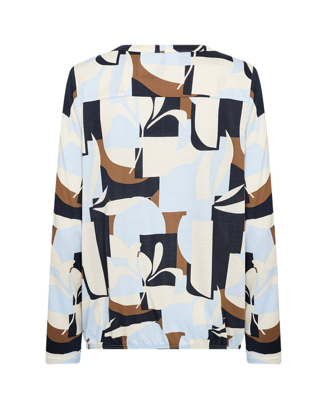 Soyaconcept Shirt Felicity AOP 531 - Windsurfer Blue Combi