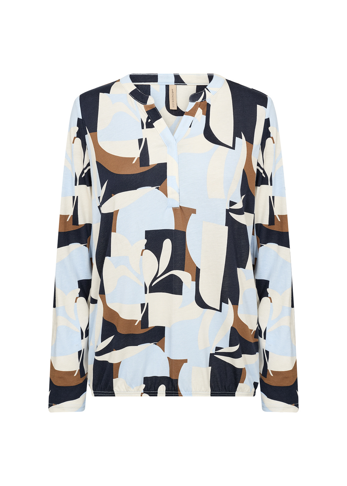 Soyaconcept Shirt Felicity AOP 531 - Windsurfer Blue Combi