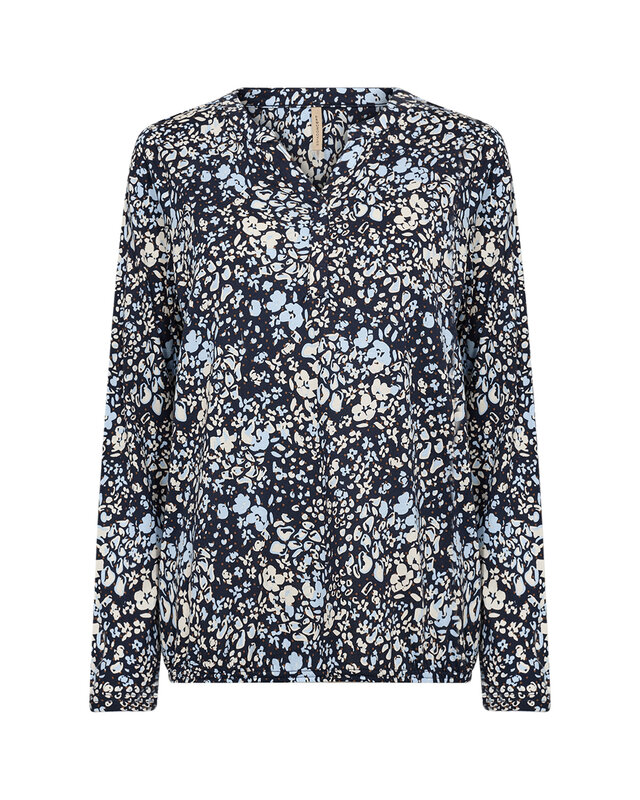Soyaconcept Shirt Felicity AOP 532 - Navy Combi