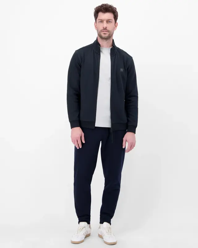 Lerros Sweatjack, Flexibele katoenmix - Classic Navy