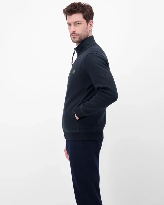 Lerros Sweatjacke - Classic Navy