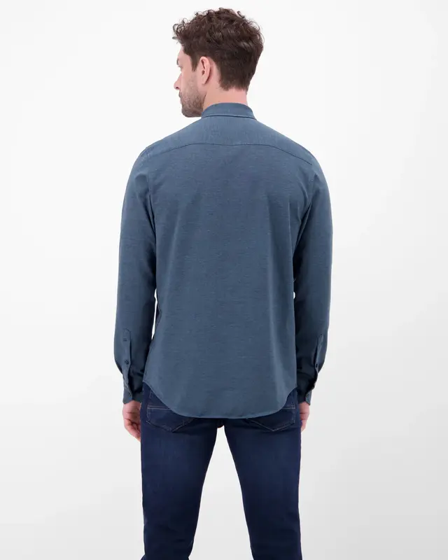 Lerros Jersey Overhemd - Classic Navy