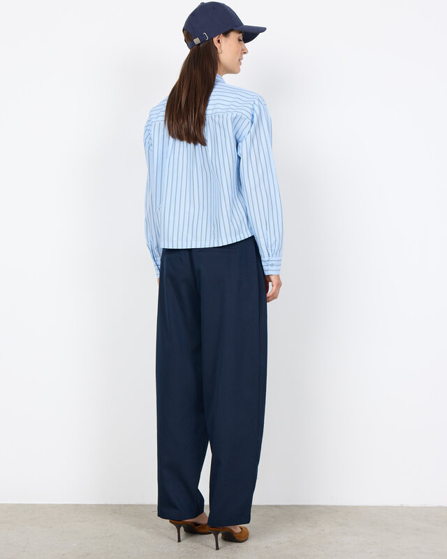 Soyaconcept Bluse Bardot 1 - Windsurfer Blue Combi