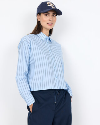 Soyaconcept Blouse Bardot 1 - Windsurfer Blue Combi