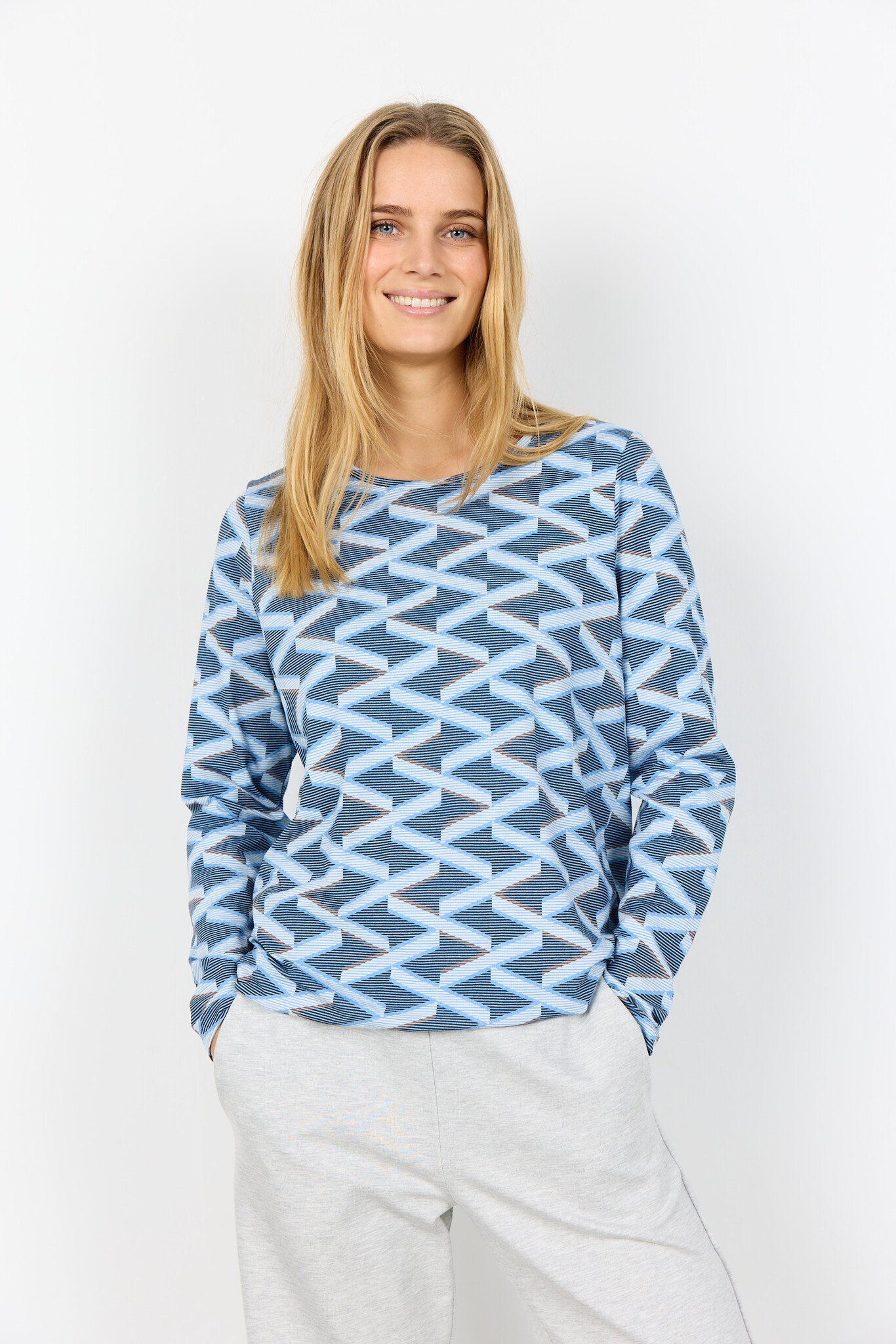 Soyaconcept Shirt Galina 69 - Navy Combi