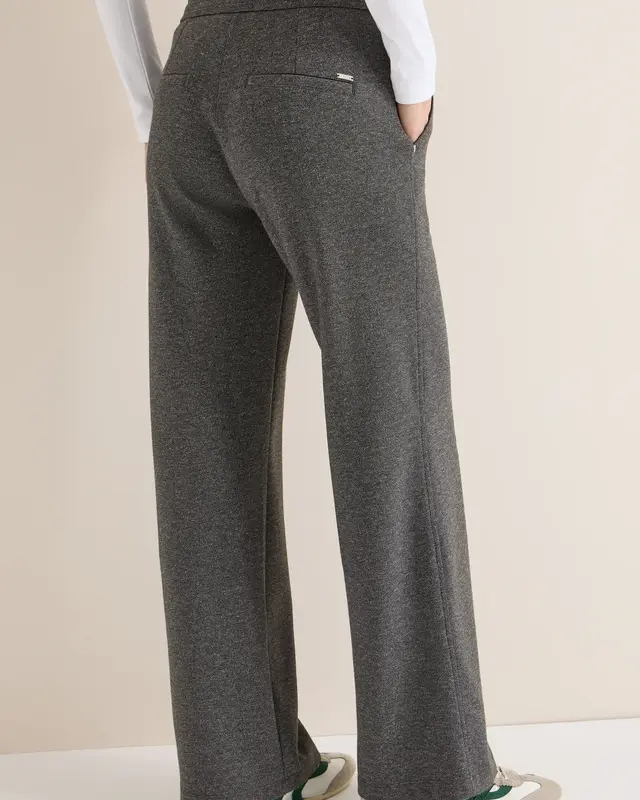 Cecil Two-Tone Melange Pants Neele - Raw Khaki