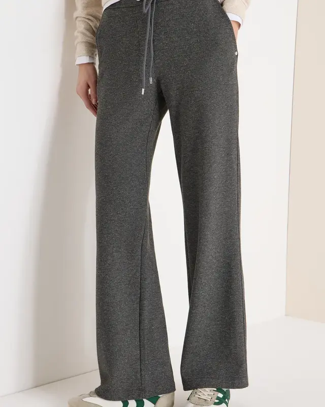 Cecil Two-Tone Melange Pants Neele - Raw Khaki