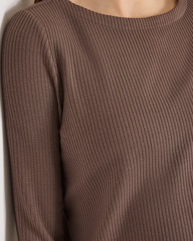 Cecil Shirt mit Struktur - Urban Taupe
