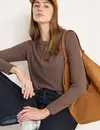 Cecil Shirt mit Struktur - Urban Taupe