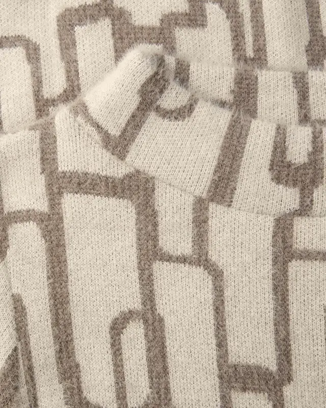 Street One Shirt with Print - Soft Beige