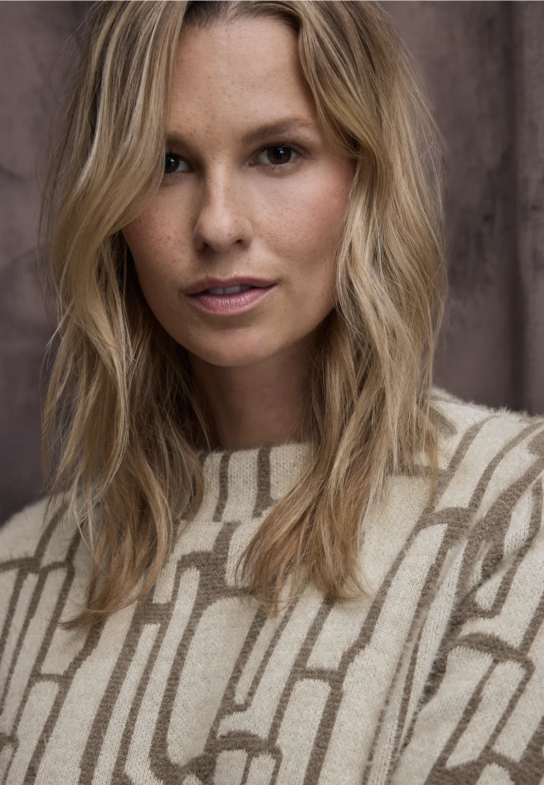 Street One Shirt with Print - Soft Beige