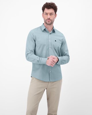 Lerros Hemd mit Print - Ice Blue