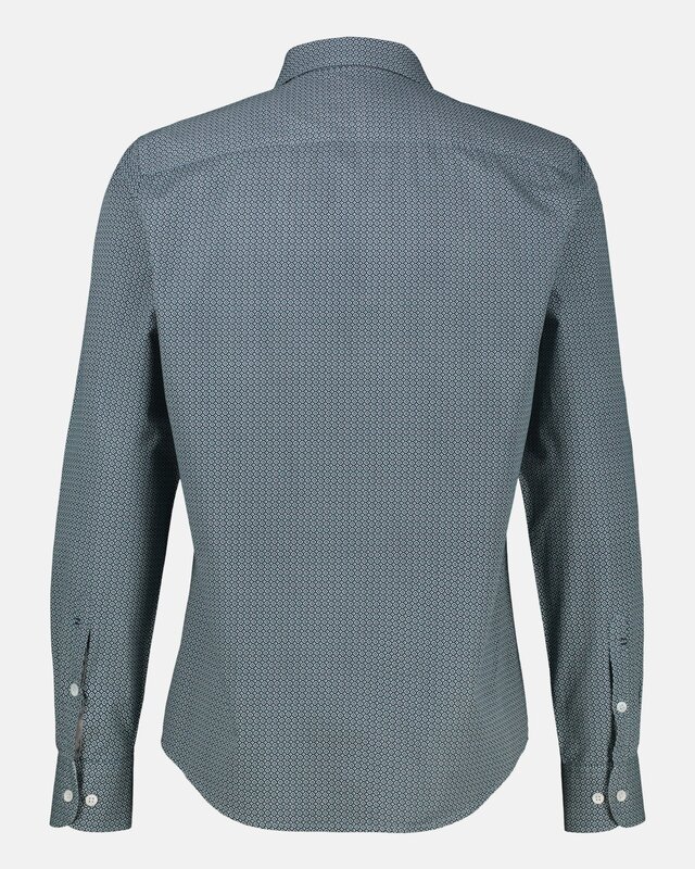 Lerros Hemd mit Print - Arctic Blue