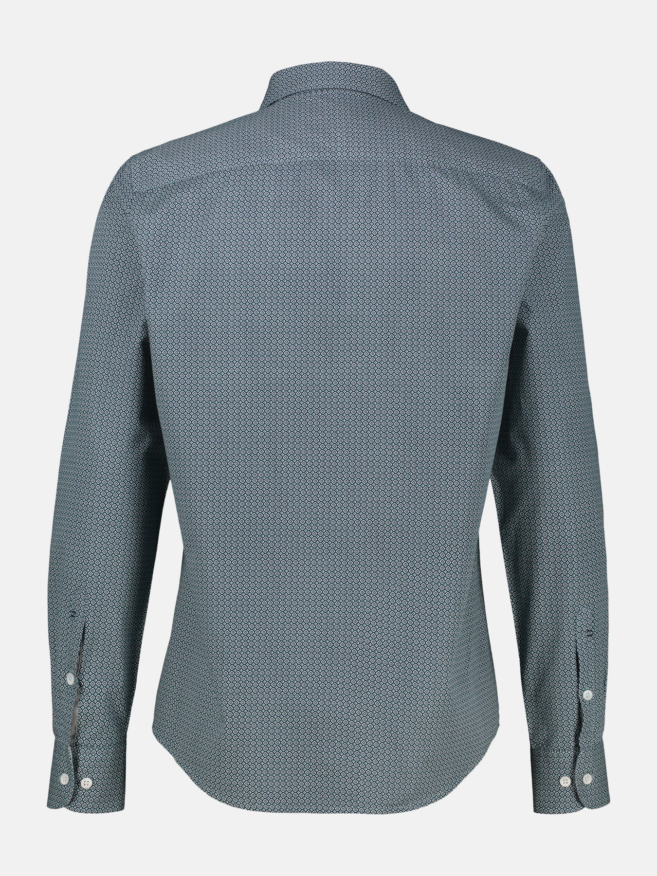 Lerros Overhemd met Print - Arctic Blue