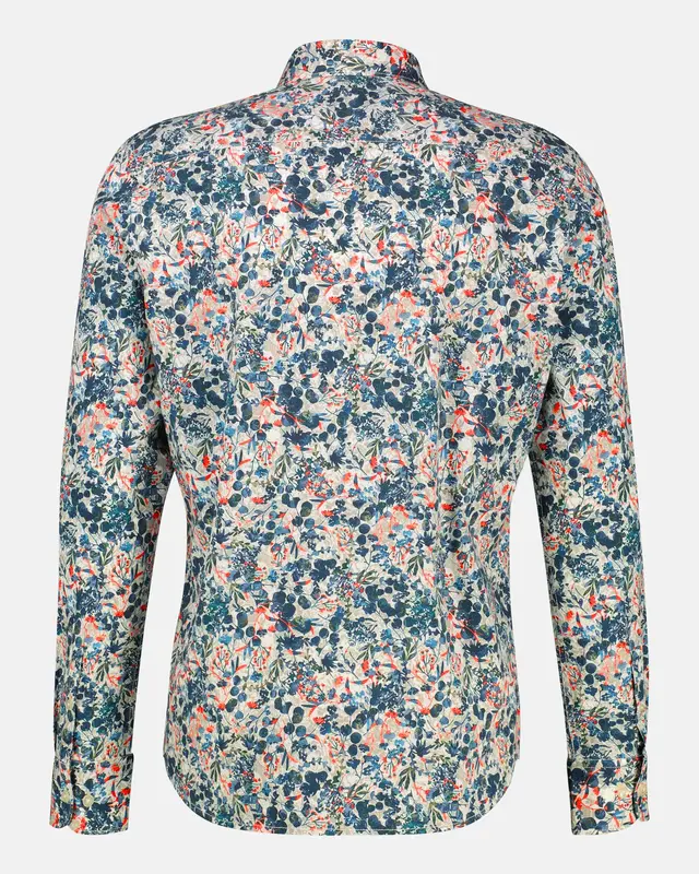 Lerros Shirt met Bloemenprint - White