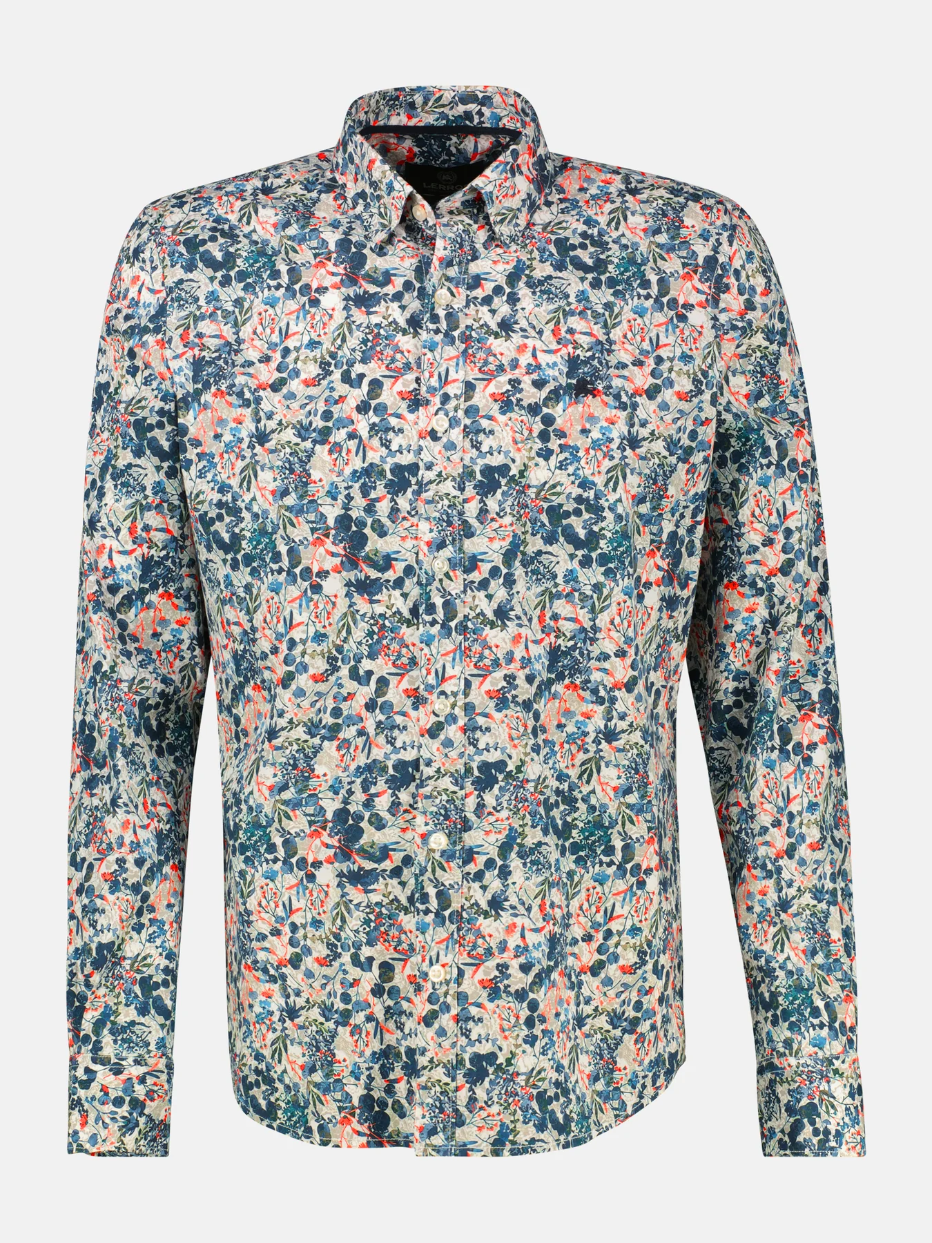 Lerros Shirt with Flowerprint - White