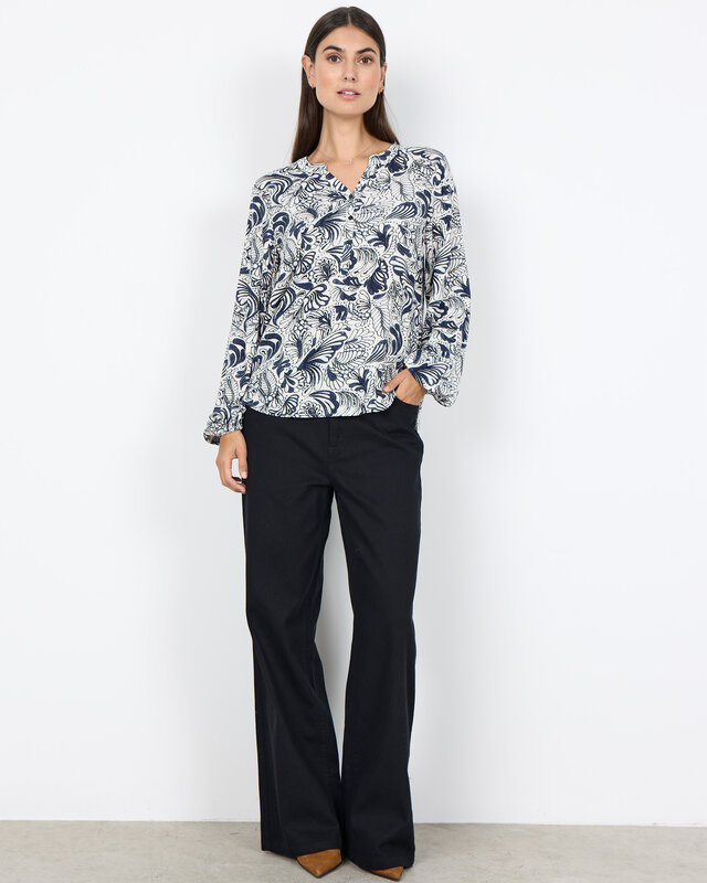 Soyaconcept Bluse Bayan 2 - Navy Combi