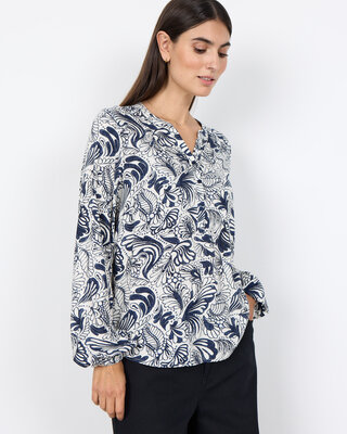 Soyaconcept Bluse Bayan 2 - Navy Combi