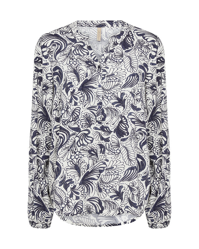 Soyaconcept Blouse Bayan 2 - Navy Combi