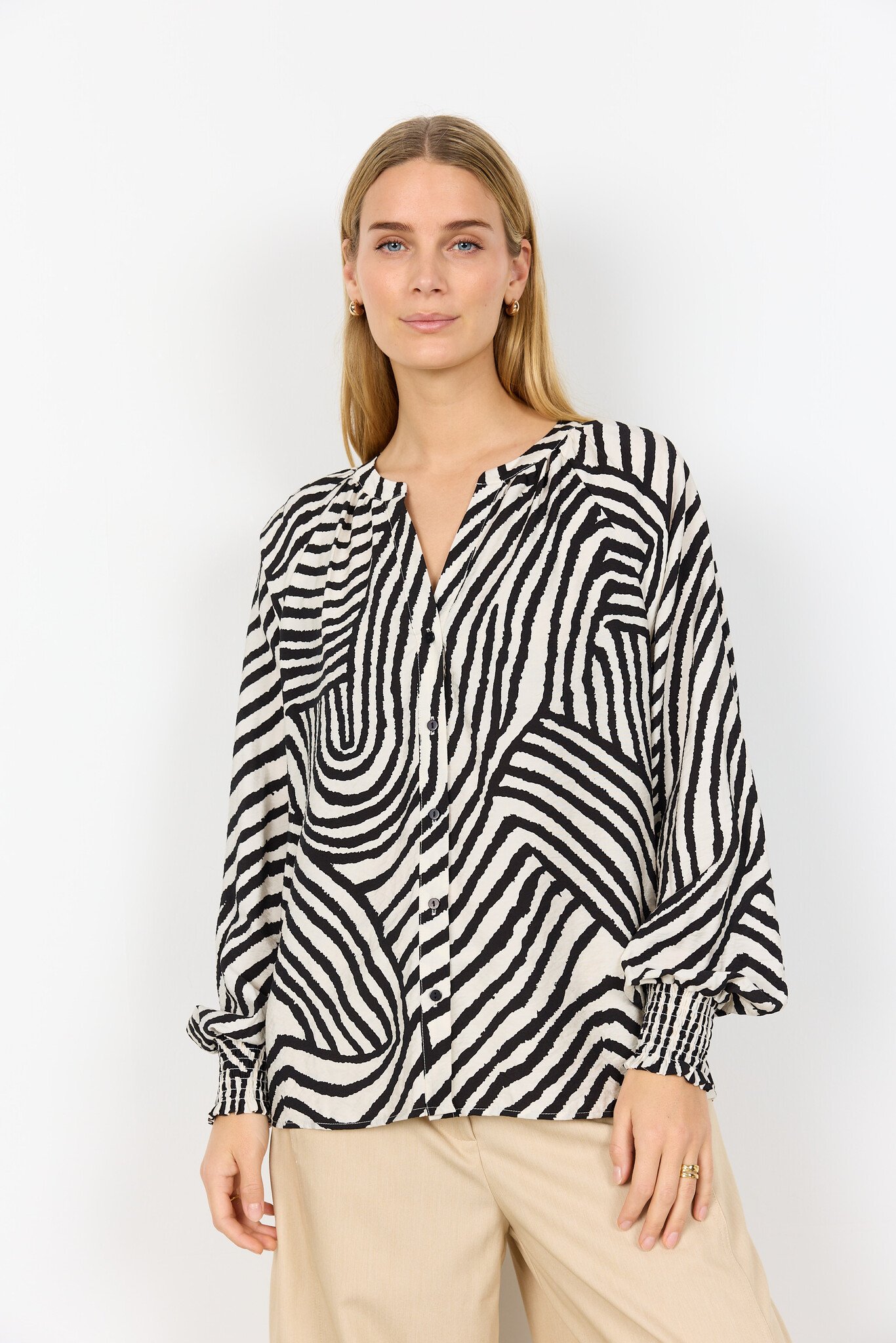 Soyaconcept Blouse Becca 1 - Black Combi