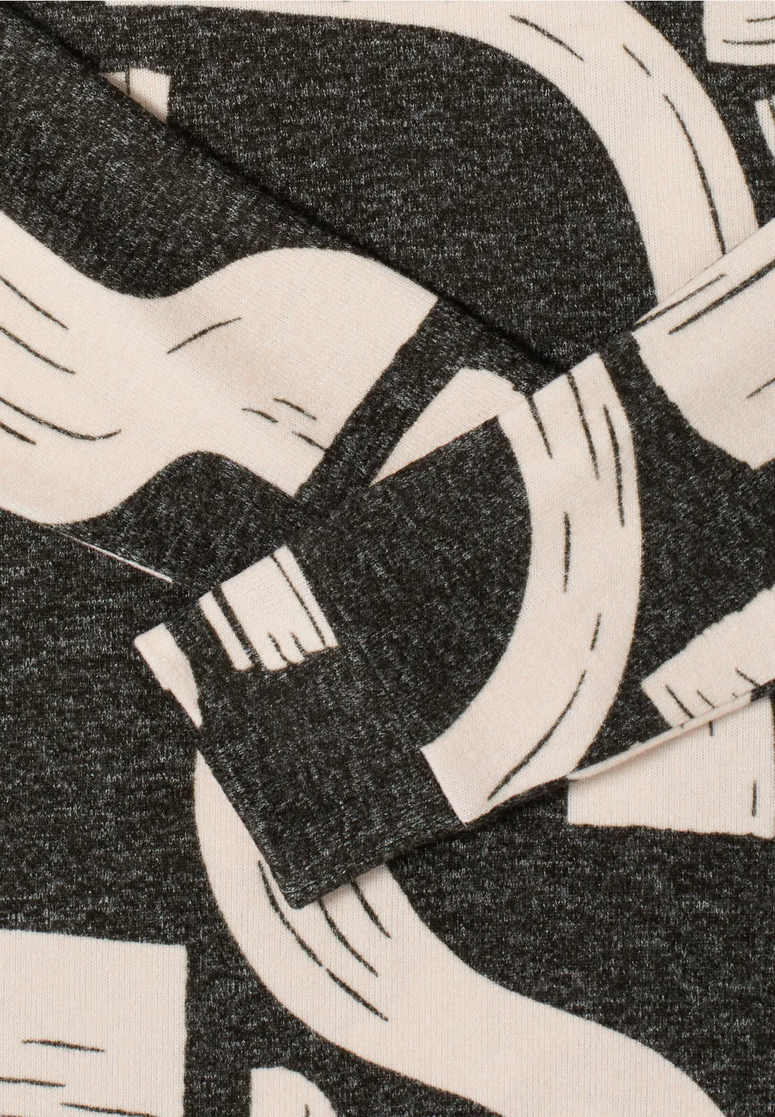 Cecil Gemustertes Melange Shirt - Raw Khaki Melange