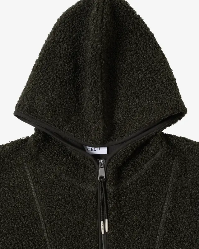 Cecil Teddy Troyer Weste - Raw Khaki